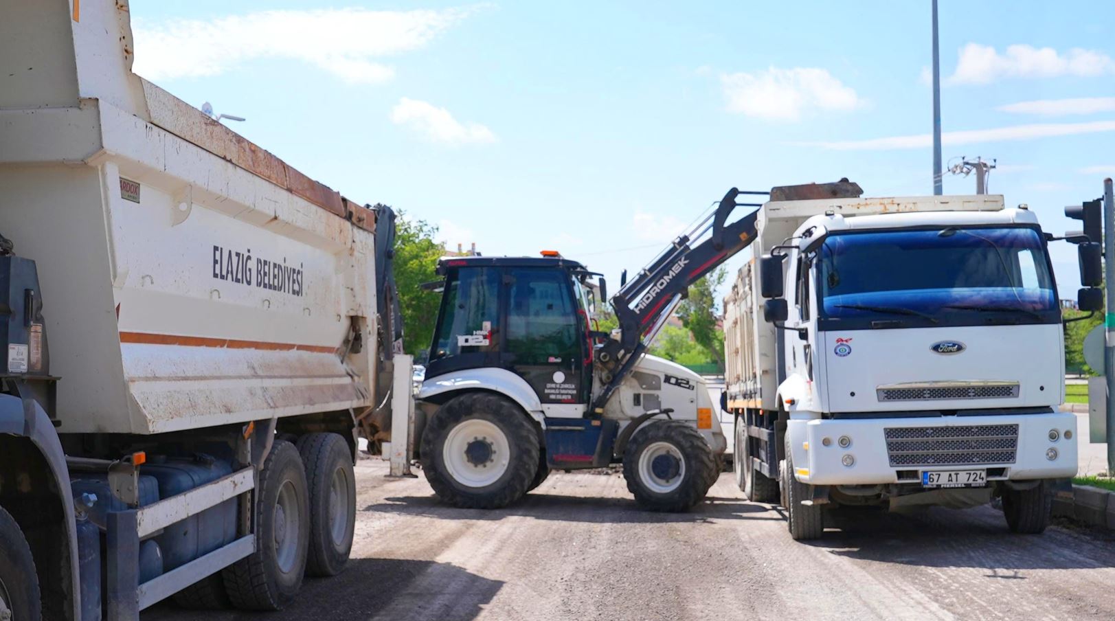 Fen işleri çalışıyor, Şehir içi trafik konfor kazanıyor